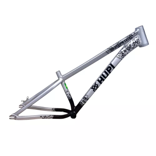 QUADRO HUPI STRIP PRATA/PRETO GANCHEIRA HORIZONTAL WHEELING
