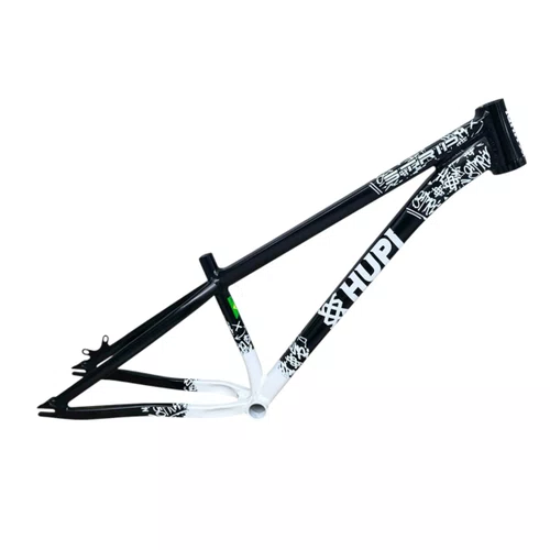 QUADRO HUPI STRIP PRETO/BRANCO GANCHEIRA HORIZONTAL WHEELING