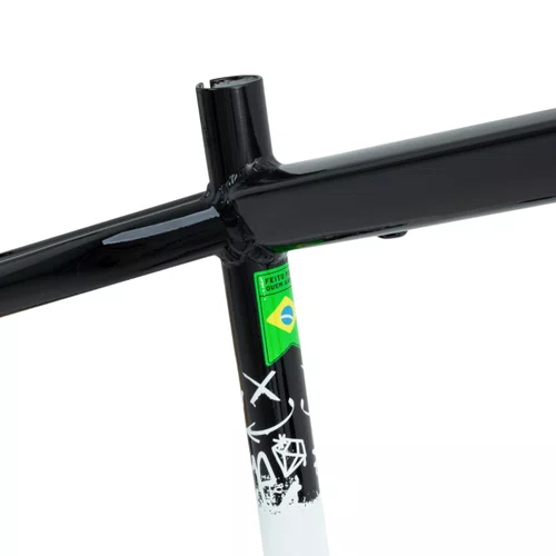 QUADRO HUPI STRIP PRETO/BRANCO GANCHEIRA HORIZONTAL WHEELING