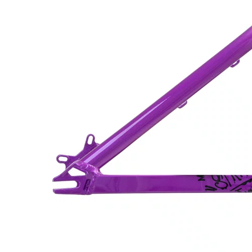 QUADRO HUPI STRIP ROXO/PRETO GANCHEIRA HORIZONTAL WHEELING