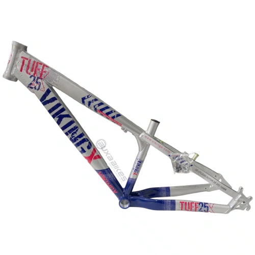 QUADRO VIKINGX TUFF X-25 ARO 26 PRATA/AZUL WHEELING/GRAU