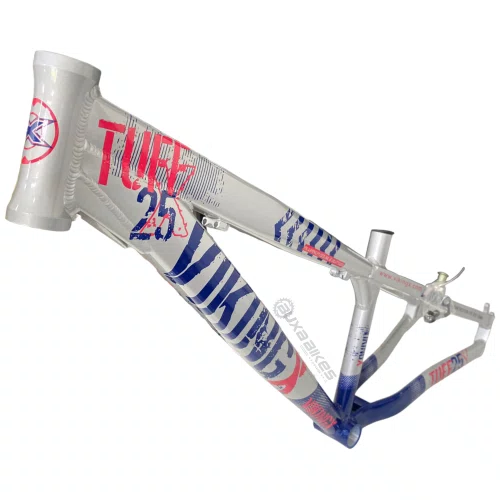 QUADRO VIKINGX TUFF X-25 ARO 26 PRATA/AZUL WHEELING/GRAU
