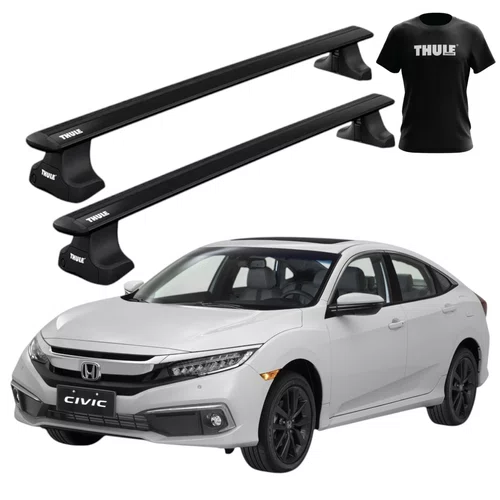 RACK THULE WINGBAR ALUMINIO COMPLETO HONDA CIVIC 2016 A 2022