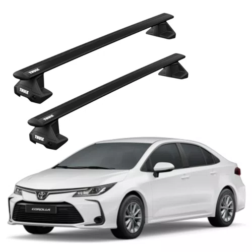 RACK THULE WINGBAR EVO TOYOTA NEW COROLLA SEDAN 2020 DIANTE