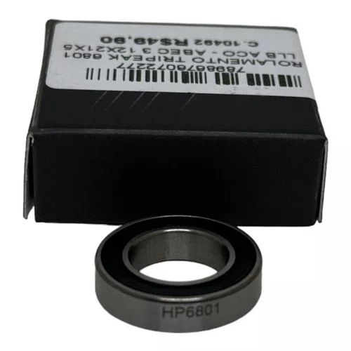 ROLAMENTO TRIPEAK 6801 LLB AÇO ABEC 3 12X21X5