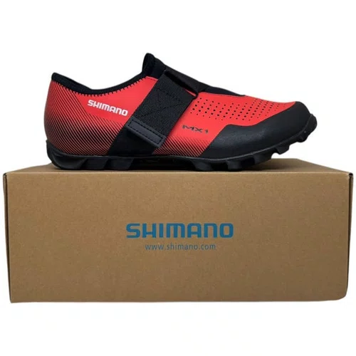 SAPATILHA SHIMANO MTB SH-MX100 VERMELHA 48 EU