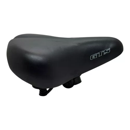 SELIM CONFORT 2 MOLAS GTS PRETO COM REFLETOR + PAR MANOPLA