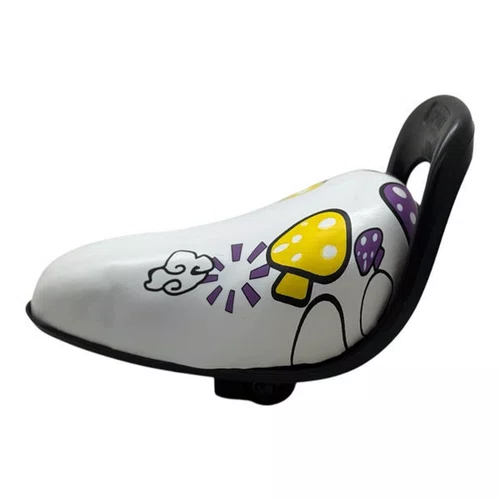 SELIM INFANTIL MIRIM COM ALÇA COGUMELOS BRANCO