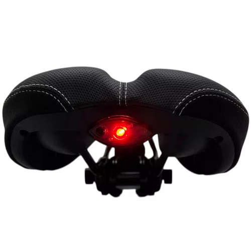 SELIM MTB GEL VAZADO COM LED EMBUTIDO GTS PRETO CONFORTO