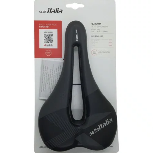 SELIM MTB SELLE ITALIA X-BOW SF TI-316 TRILHO TITANIO 155MM