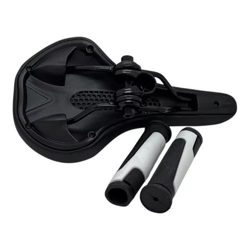 SELIM P/ BICICLETA MTB GTS PRETO C/ CARRINHO + PAR MANOPLA