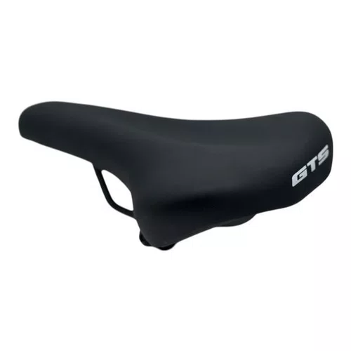 SELIM P/ BICICLETA MTB GTS PRETO C/ CARRINHO + PAR MANOPLA