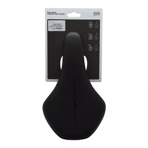 SELIM SELLE ROYAL ORMA FLAT RVS PRETO