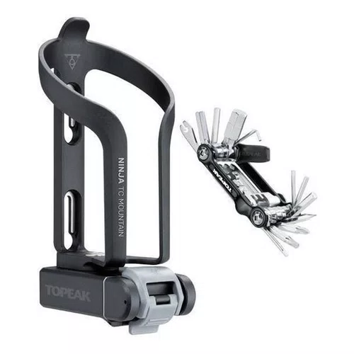 SUPORTE CARAMANHOLA COM KIT DE FERRAMENTAS TOPEAK NINJA