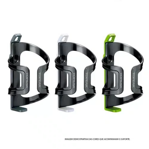 SUPORTE CARAMANHOLA TOPEAK DUALSIDE EX - CINZA/BRANCO/VERDE