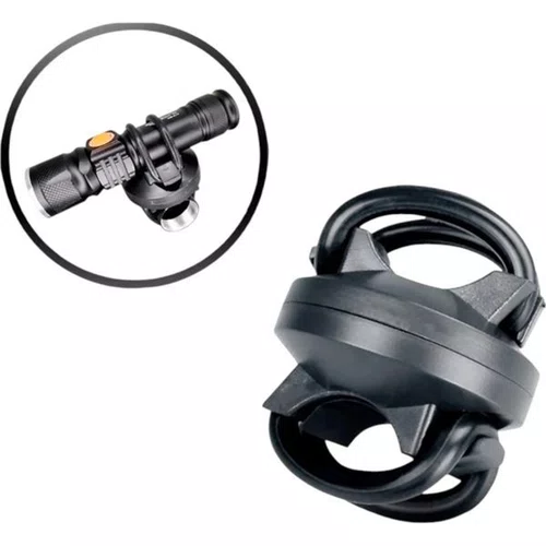 SUPORTE FAROL/LANTERNA MULTIDIRECIONAL P/ BICICLETA