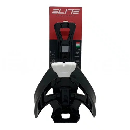 SUPORTE GARRAFA/CARAMANHOLA ELITE CANNIBAL XC PRETO/BRANCO
