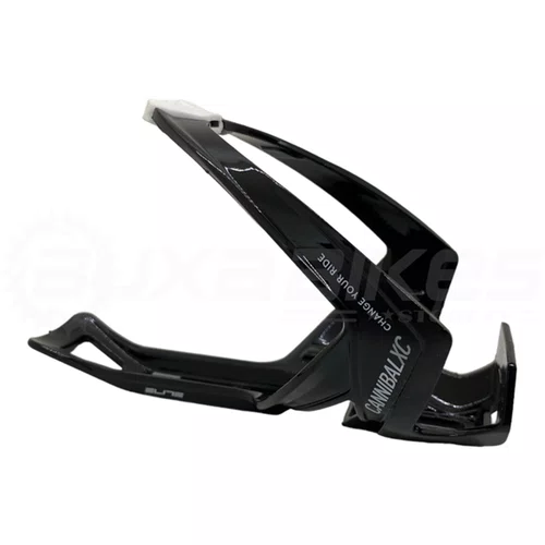 SUPORTE GARRAFA/CARAMANHOLA ELITE CANNIBAL XC PRETO/BRANCO