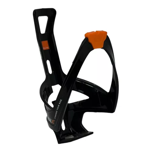 SUPORTE GARRAFA/CARAMANHOLA ELITE CANNIBAL XC PRETO/LARANJA
