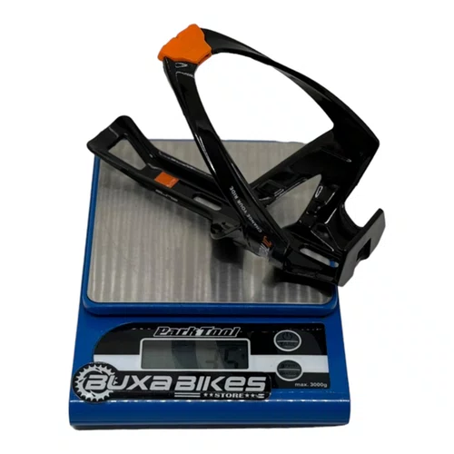 SUPORTE GARRAFA/CARAMANHOLA ELITE CANNIBAL XC PRETO/LARANJA