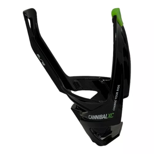 SUPORTE GARRAFA/CARAMANHOLA ELITE CANNIBAL XC PRETO/VERDE