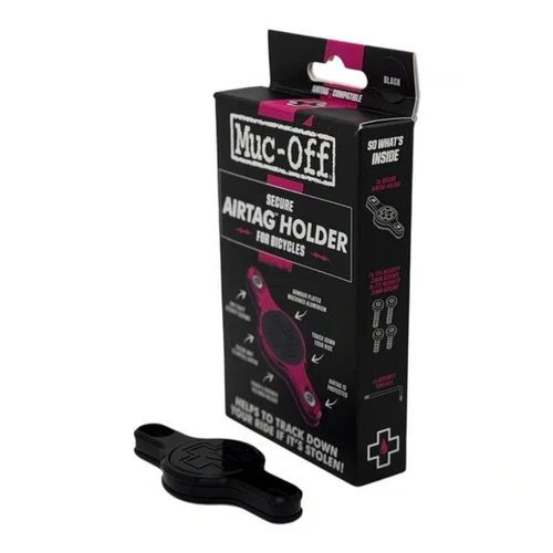 SUPORTE P/ RASTREADOR AIRTAG SECURE TAG HOLDER MUC-OFF PRETO