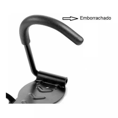 SUPORTE PAREDE GANCHO VERTICAL P/BICICLETA