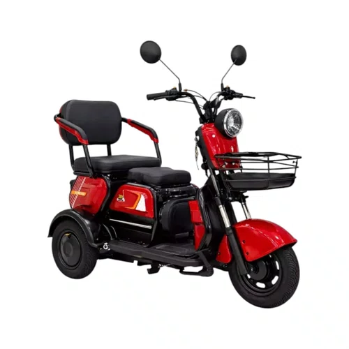 TRICICLO ELETRICO BONMAD BM942-28 1000W SUSPENSAO PRETO/VERM