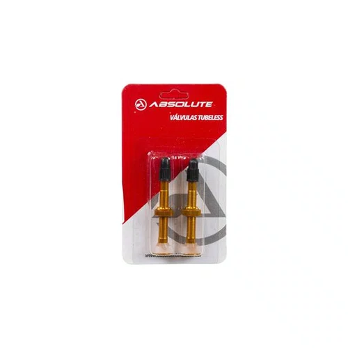 VALVULA TUBELESS ABSOLUTE DOURADA 48MM PAR