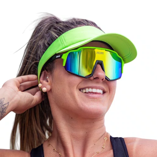 VISEIRA PARA CORRIDA HUPI VERDE FLUOR