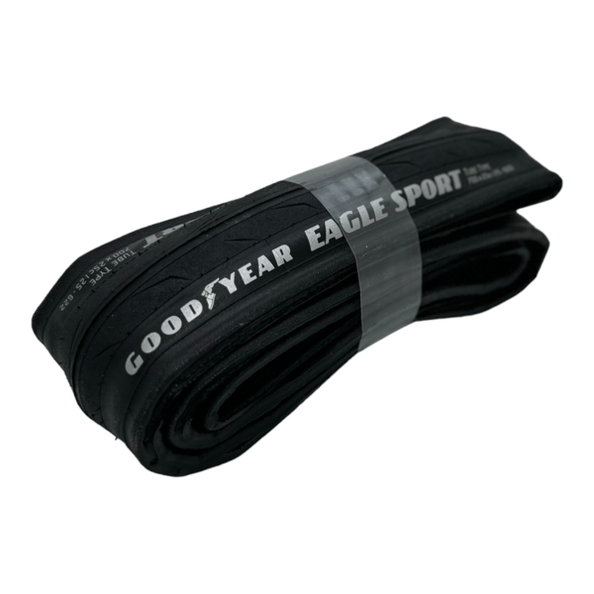 PAR PNEUS SPEED GOODYEAR EAGLE SPORT TUBE TYPE PRETO 700X25