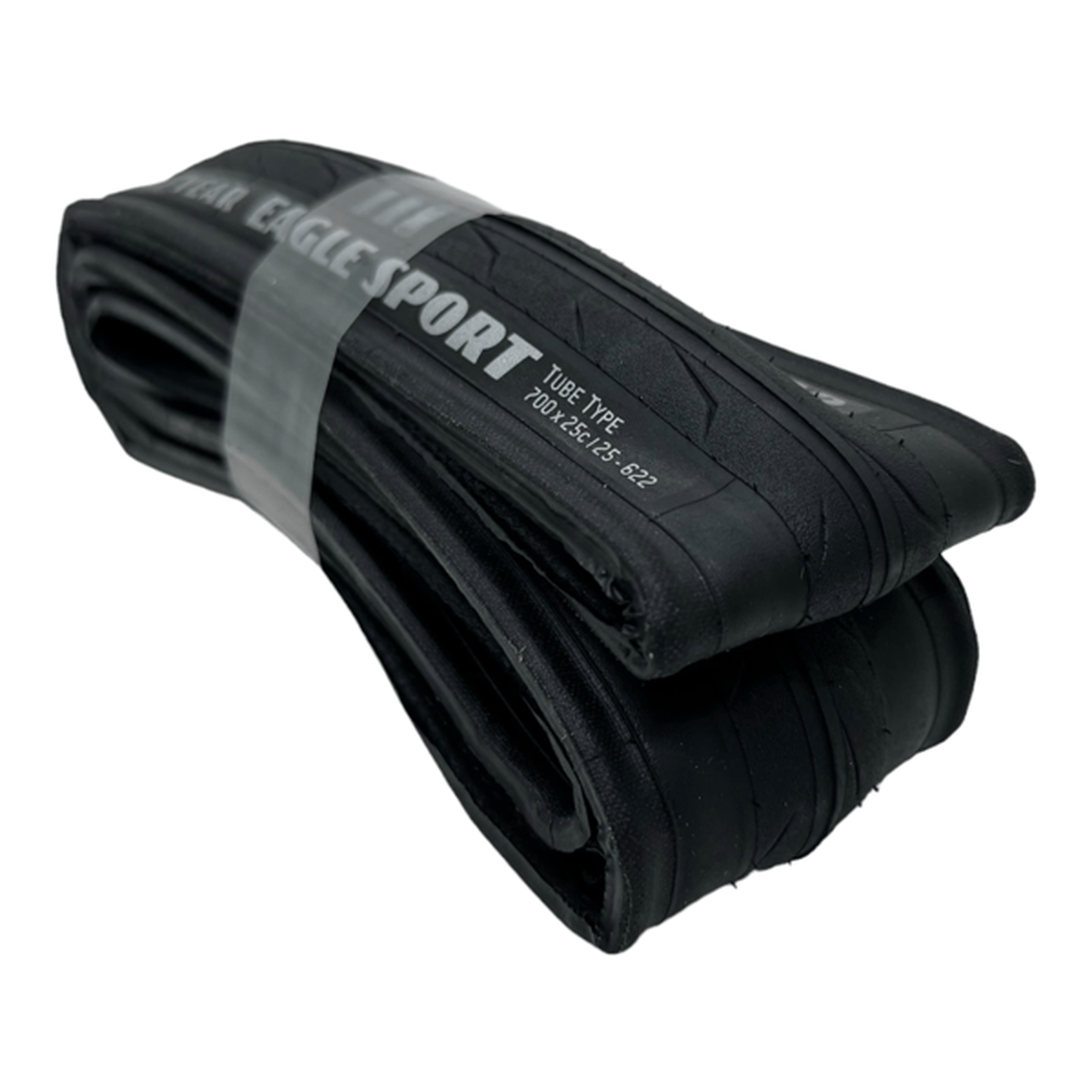 PAR PNEUS SPEED GOODYEAR EAGLE SPORT TUBE TYPE PRETO 700X25