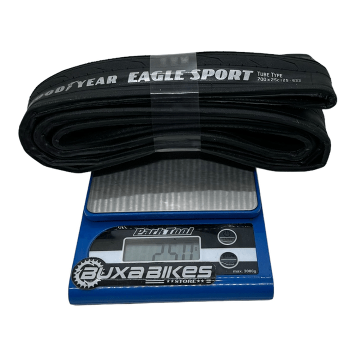 PAR PNEUS SPEED GOODYEAR EAGLE SPORT TUBE TYPE PRETO 700X25