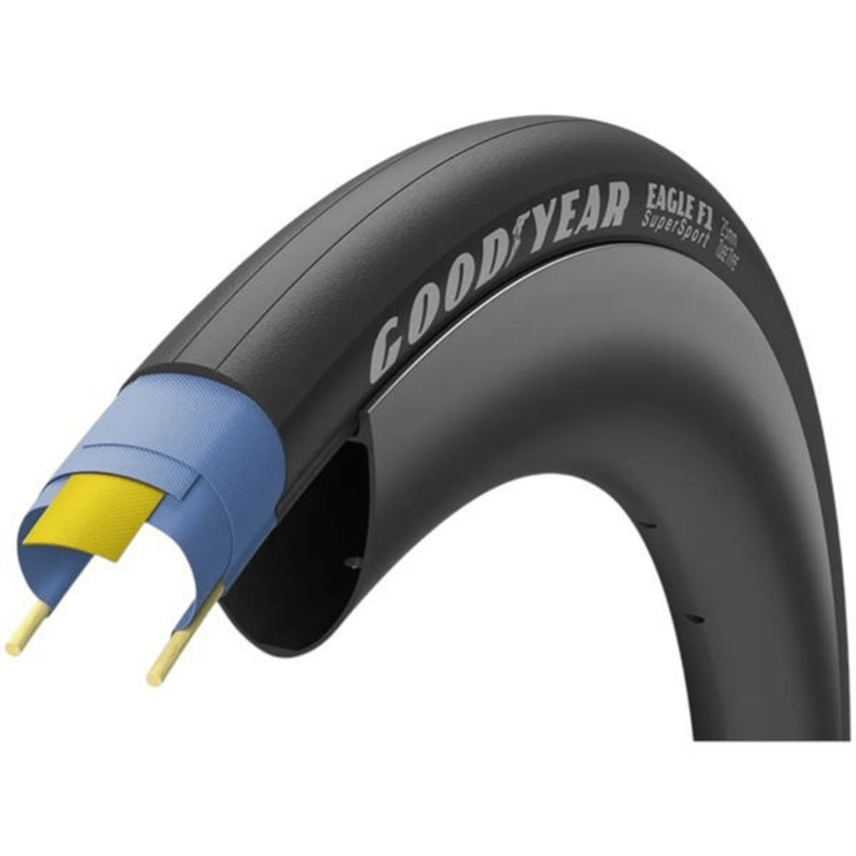PNEU GOODYEAR EAGLE F1 SUPERSPORT TUBE TYPE PRETO 700X25