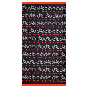 BANDANA HUPI - LOVE BIKES PRETA PROTEÇÃO UV