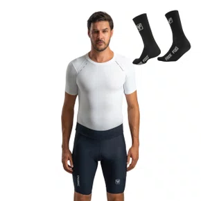 BERMUDA CICLISMO MASCULINA FREE FORCE ENDURANCE 2025 BOLSO