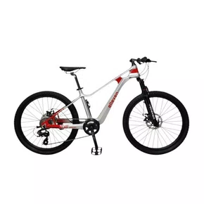 BICICLETA ARO 24 ELLEVEN MTB 8V C/SUSPENSAO CINZA/VERMELHO