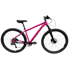 BICICLETA ARO 29 SHOW ROCKER ALUM. 7V FREIO HIDRAULICO ROSA