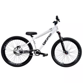 BICICLETA GIOS 4TRIX BRANCA/AZUL 26 SINGLE SPEED WHEELING/GR