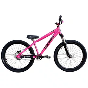BICICLETA GIOS 4TRIX ROSA 26 SINGLE SPEED WHEELING/GRAU