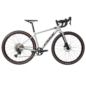 BICICLETA GRAVEL OGGI TRIBALE SHIMANO GRX 12V CINZA/PRETO