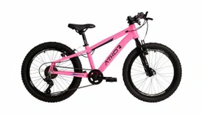 BICICLETA INFANTIL ARO 20 ATHOR BRAVE 7V SHIMANO ROSA
