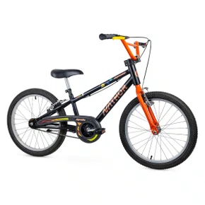 BICICLETA INFANTIL NATHOR APOLLO ARO 20 PRETO/LARANJA