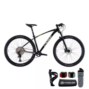 BICICLETA MTB ARO 29 OGGI BIG WHEEL 7.4 2023 PRETO/VERDE/CIN