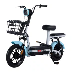 BICICLETA/SCOOTER ELETRICA DROPP JOY CITY 500W BRANCA/AZUL 