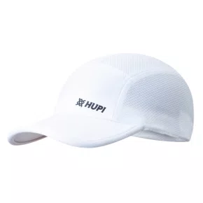 BONÉ DE CORRIDA HUPI SUN DRY BRANCO COM PROTEÇÃO UV RUNNING