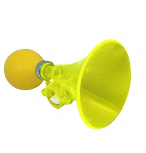 BUZINA/CORNETA FON FON ACRILICO COM BORRACHA ELLEVEN AMARELO