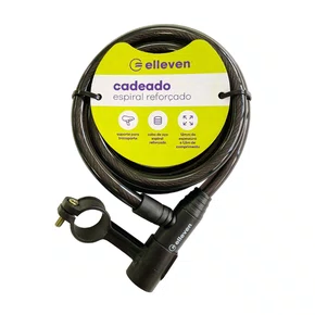 CADEADO BICICLETA 1,5M 12MM REFORÇADO ELLEVEN