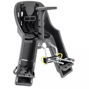 CADEIRINHA INFANTIL DIANTEIRA KALF BABY BIKE GRAFITE/PRETO