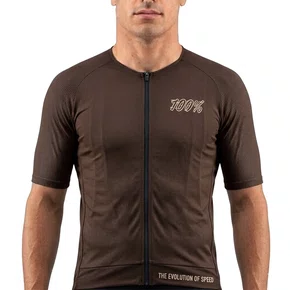 CAMISA CICLISMO MASCULINA 100% SPEEDCO BIKE MARROM